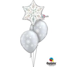 Bukiet-97 Dazzling Snowflake Qualatex #20263 40800-2